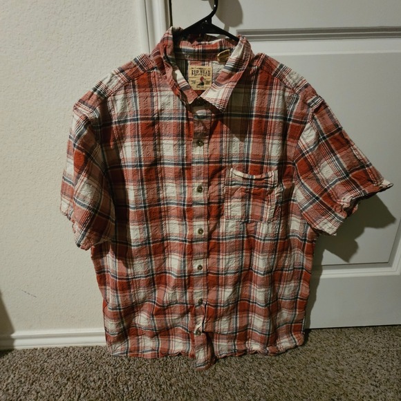 Red Head Brand Co Other - Red Head Brand Co Mens Plaid Short Sleeve Button Down Shirt Size 2XL